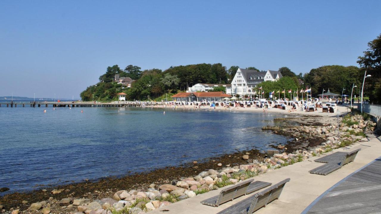 Weitblick - Mit Strandkorb, Mehr Meer Geht Nicht Glücksburg المظهر الخارجي الصورة